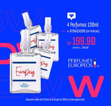 4x120 ml - Abel + Atomizador de regalo (Sin perfume)